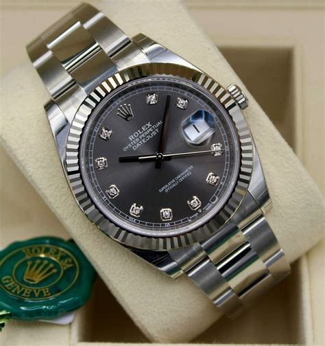 rolex gray face